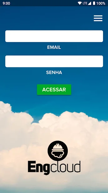 Aplicativo Engcloud - Sistema de gerenciamento empresarial desenvolvido pela Invent Digital