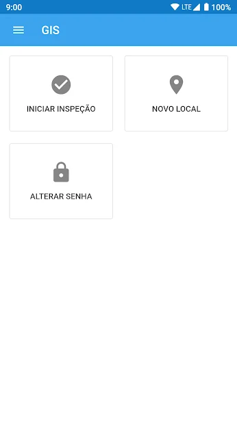 Tela do aplicativo GIS - Roteirização